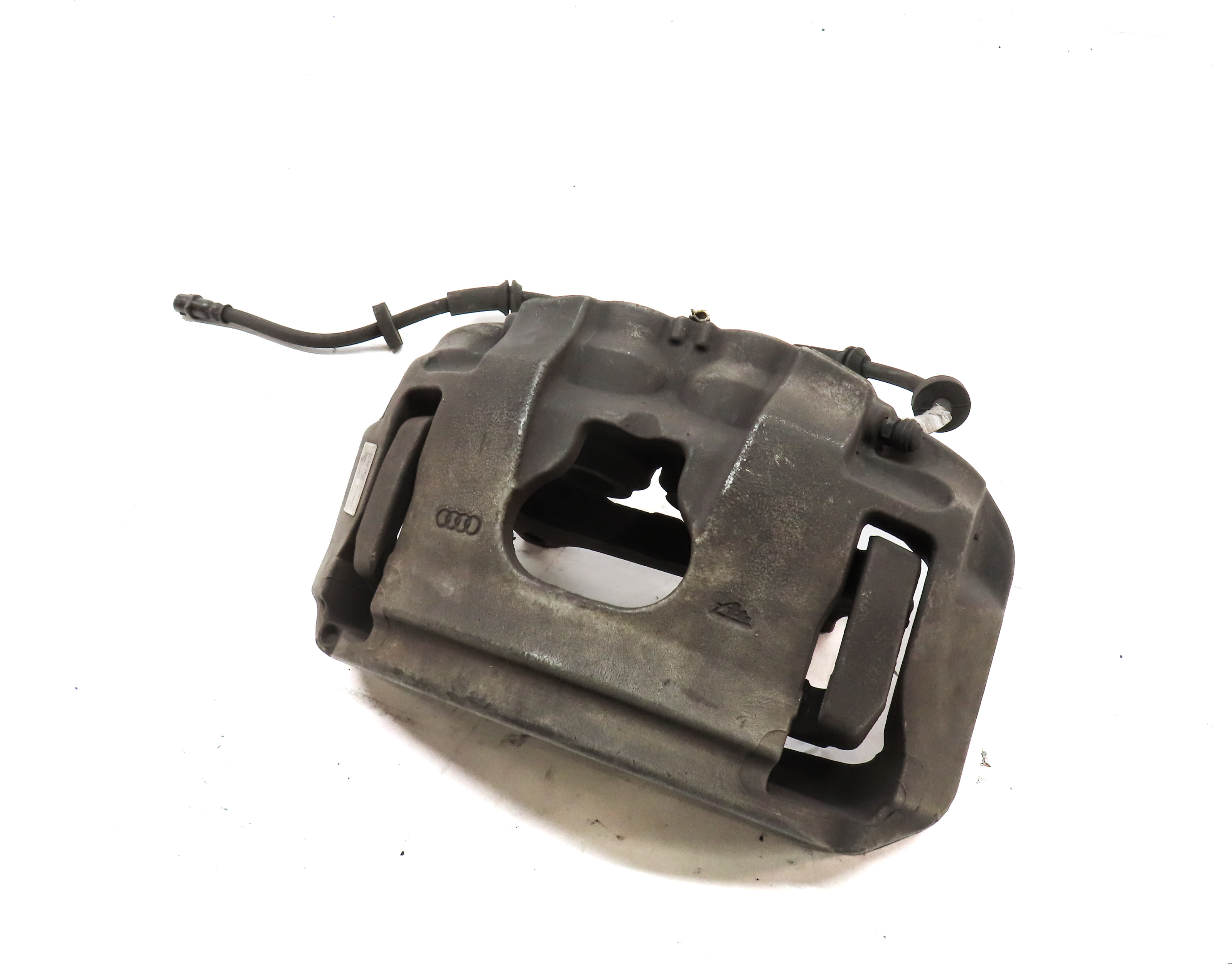 2012-2017 AUDI A7 (C7 4G8) RIGHT FRONT PASSENGER DISC BRAKE CALIPER (356x34mm) — exact item pictured